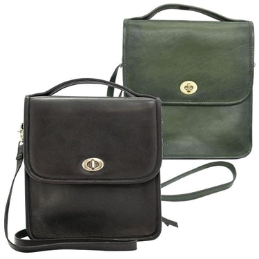 Defense Divas® Handgun Purses Smith & Wesson Leather Vintage Crossbody Concealed Carry Handbag